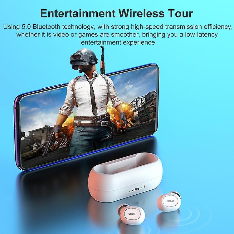 Foto 4 pulgar | Venta Internacional - Auriculares Bluetooth Xiaomi Youpin Qcy-t1c Tws Con Caja De Carga