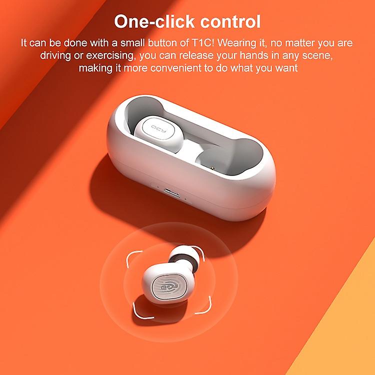 Foto 5 pulgar | Venta Internacional - Auriculares Bluetooth Xiaomi Youpin Qcy-t1c Tws Con Caja De Carga