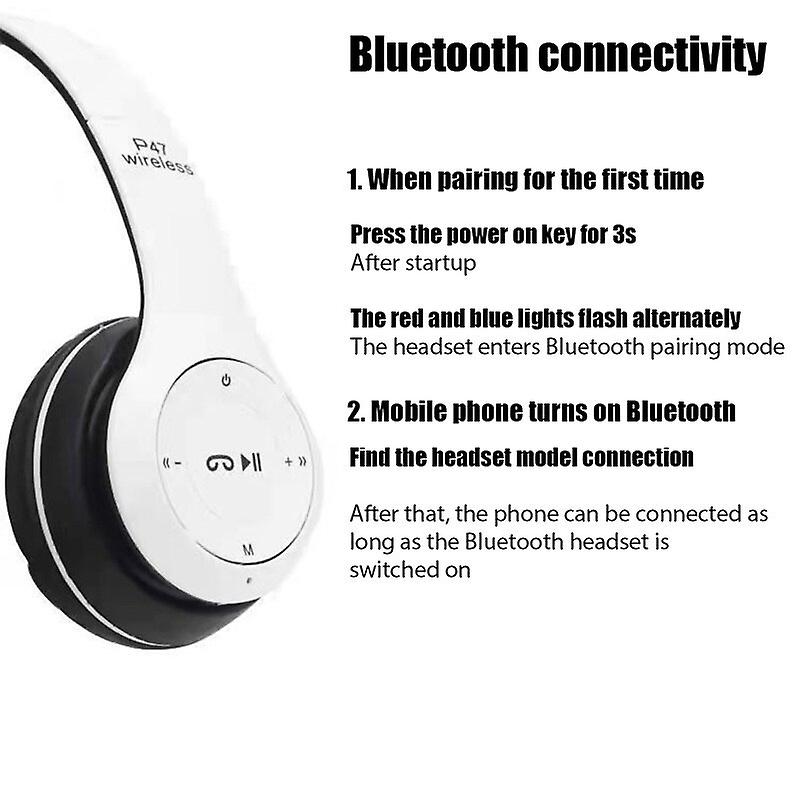 Foto 3 pulgar | Venta Internacional - Auriculares Inalámbricos Bluetooth P47 Auriculares Supraaurales