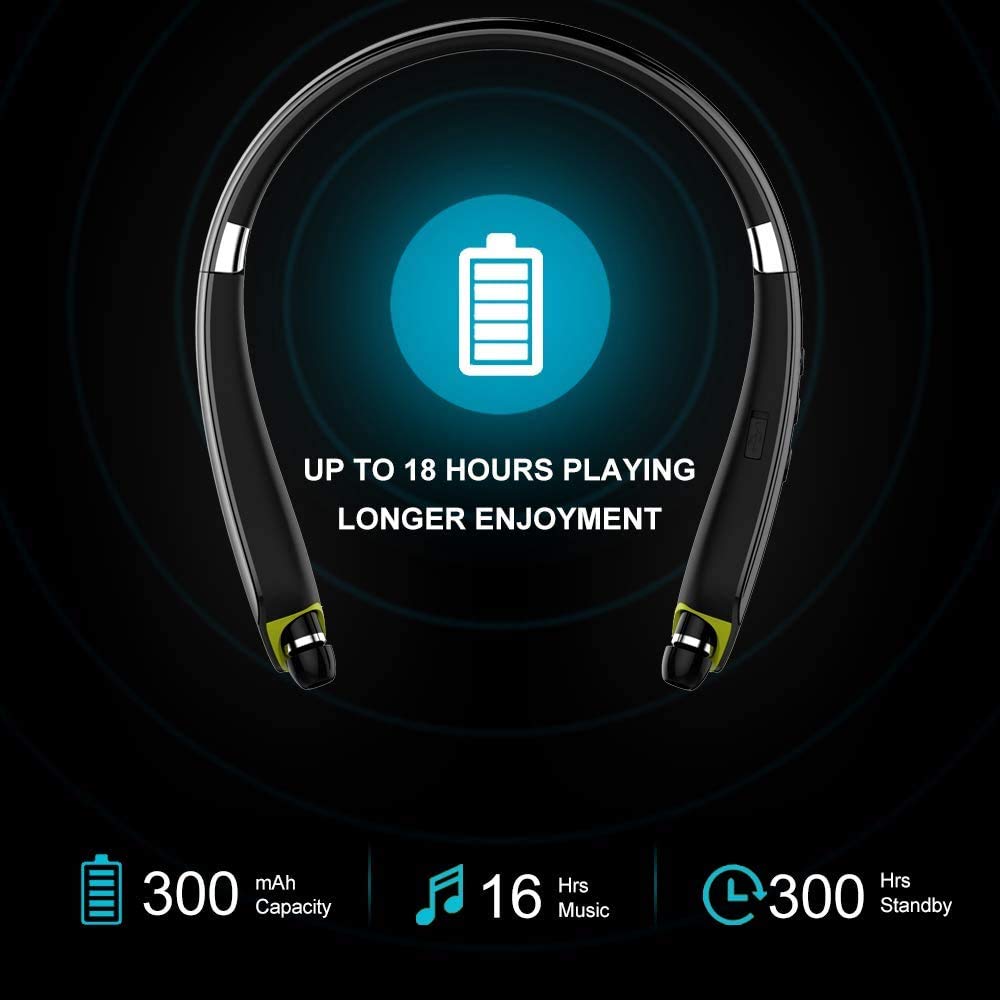 Foto 4 pulgar | Venta Internacional - Auriculares Bluetooth Beartwo Sx-990 Con Banda Para El Cuello Retráctil