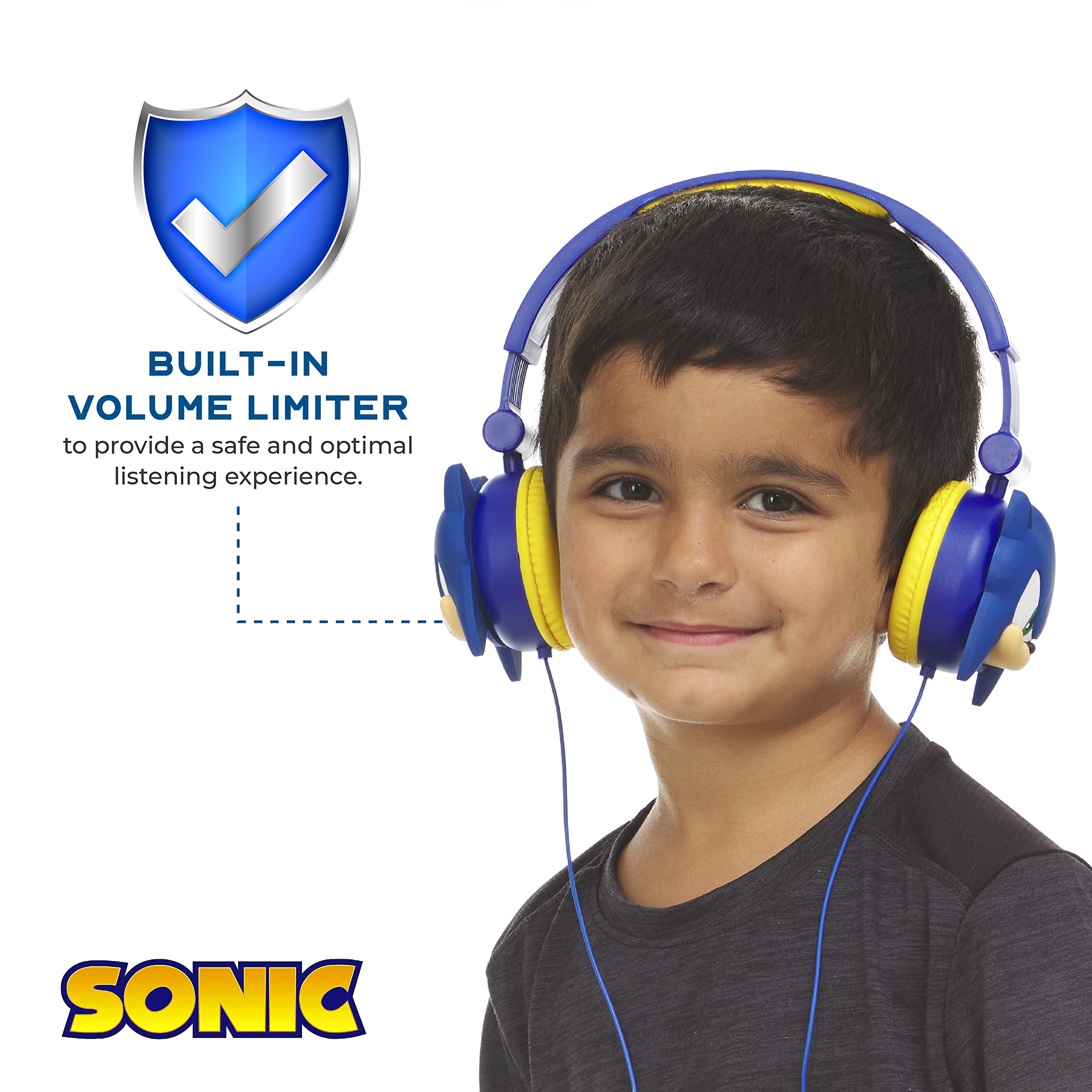 Foto 5 pulgar | Venta Internacional - Auriculares Supraaurales Sakar Sonic The Hedgehog Para Niños