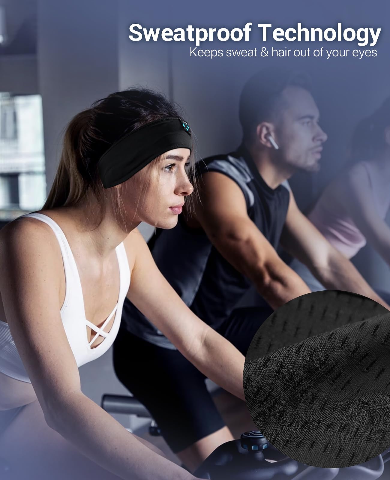 Foto 2 | Venta Internacional - Diadema Deportiva Sleep Headphones Navly De 10 Horas Con Auriculares