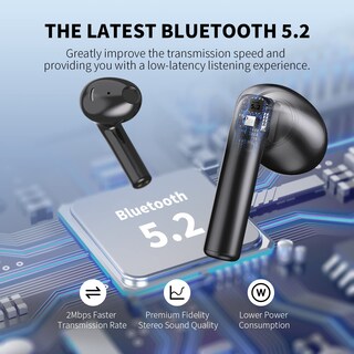 Foto 4 | Venta Internacional - Auriculares Bluetooth Cxk Crystal-clear Calls Ipx7 Waterproof V5