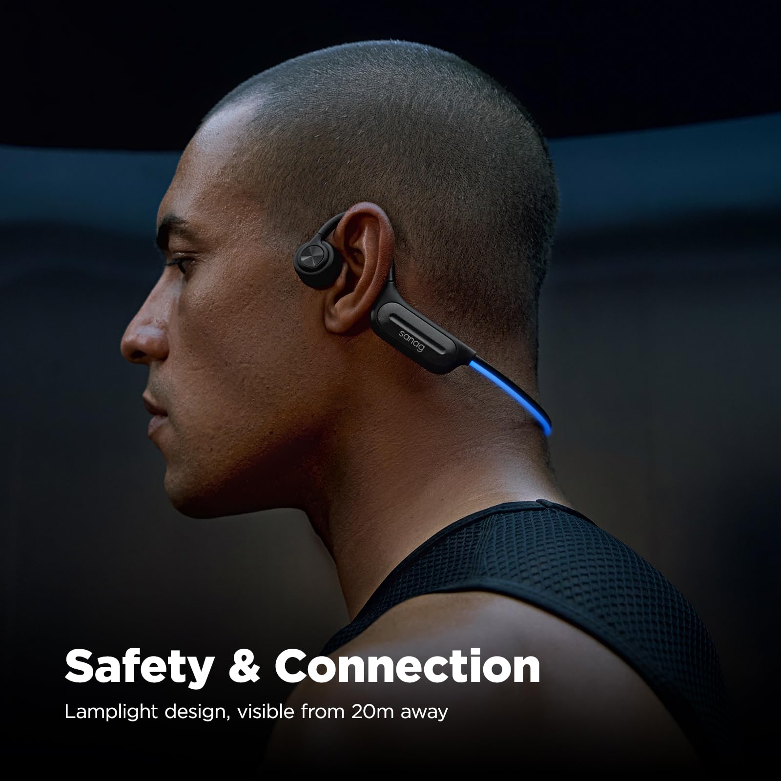 Foto 3 pulgar | Venta Internacional - Auriculares Deportivos Bluetooth De Conducción Ósea Sanag Open-ear