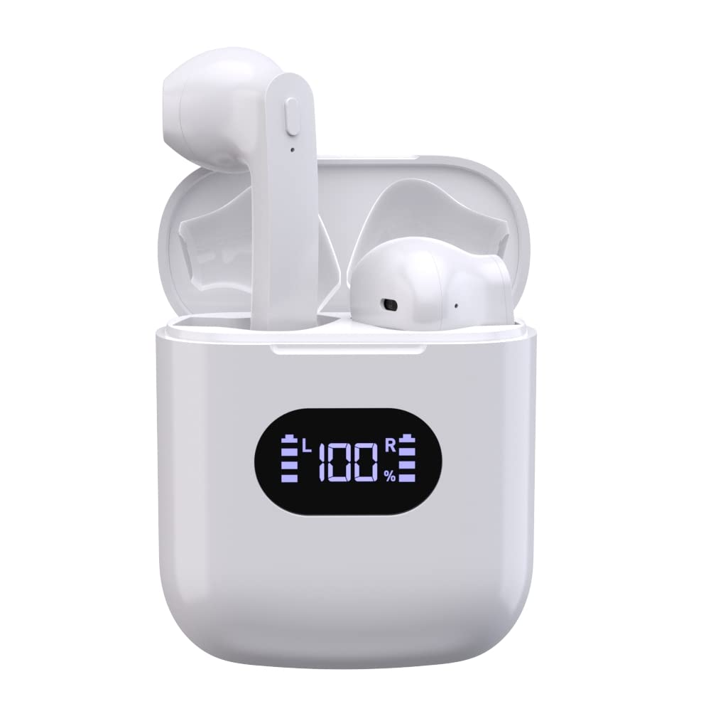 Foto 2 pulgar | Audífonos True Wireles Cxk Blancos con Bluetooth-Venta Internacional
