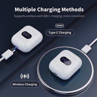 Foto 4 | Audífonos True Wireles Cxk Blancos con Bluetooth-Venta Internacional