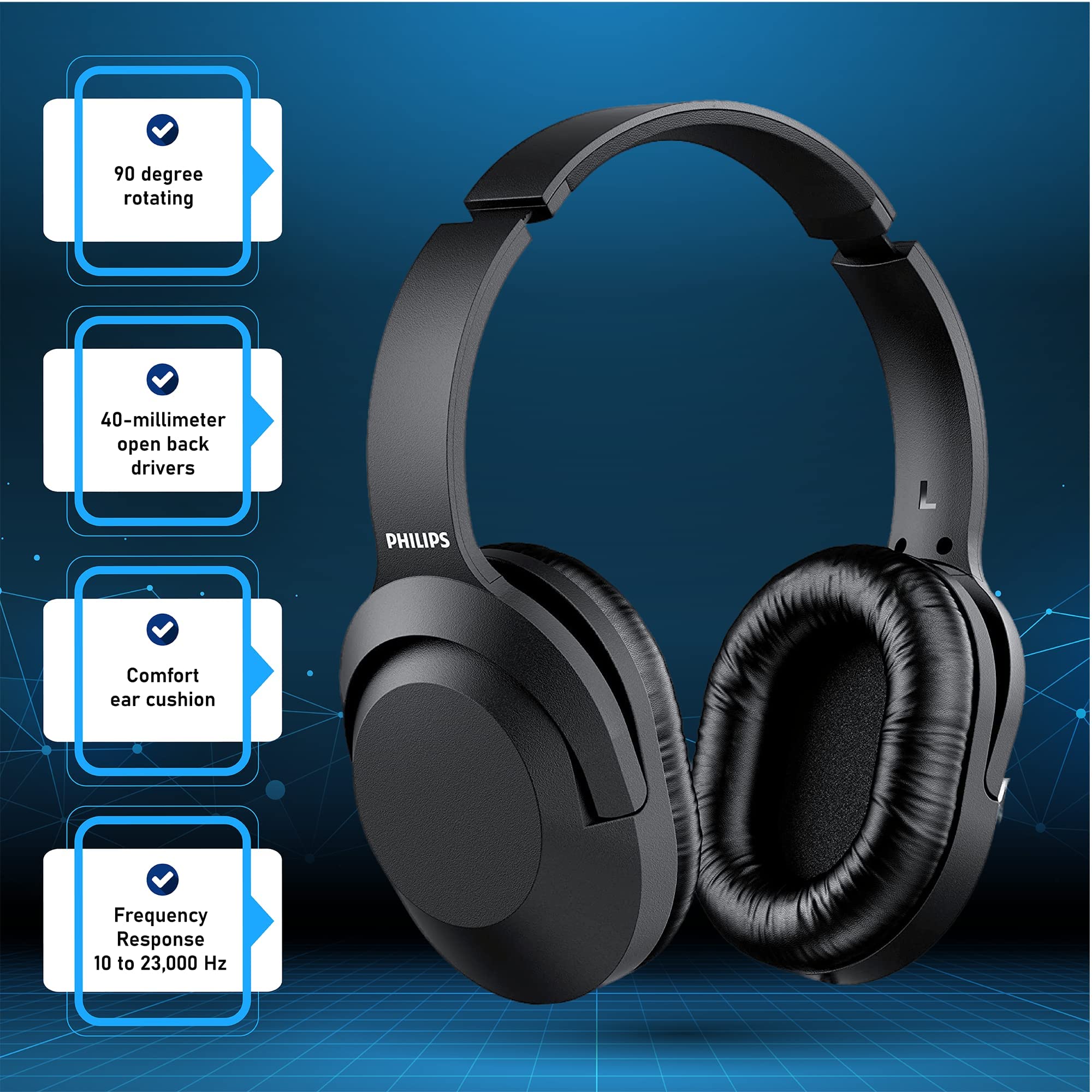 Foto 4 pulgar | Venta Internacional - Auriculares Estéreo Con Cable Philips Para Podcasts