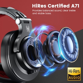 Foto 4 | Venta Internacional - Auriculares Oneodio A71 De Grabación De Estudio De Alta Resolución Con Cable Rojo