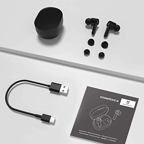 Foto 8 pulgar | Venta Internacional - Auriculares Inalámbricos Soundpeats Q Bluetooth 5.0 Con 4 Micrófonos 21h