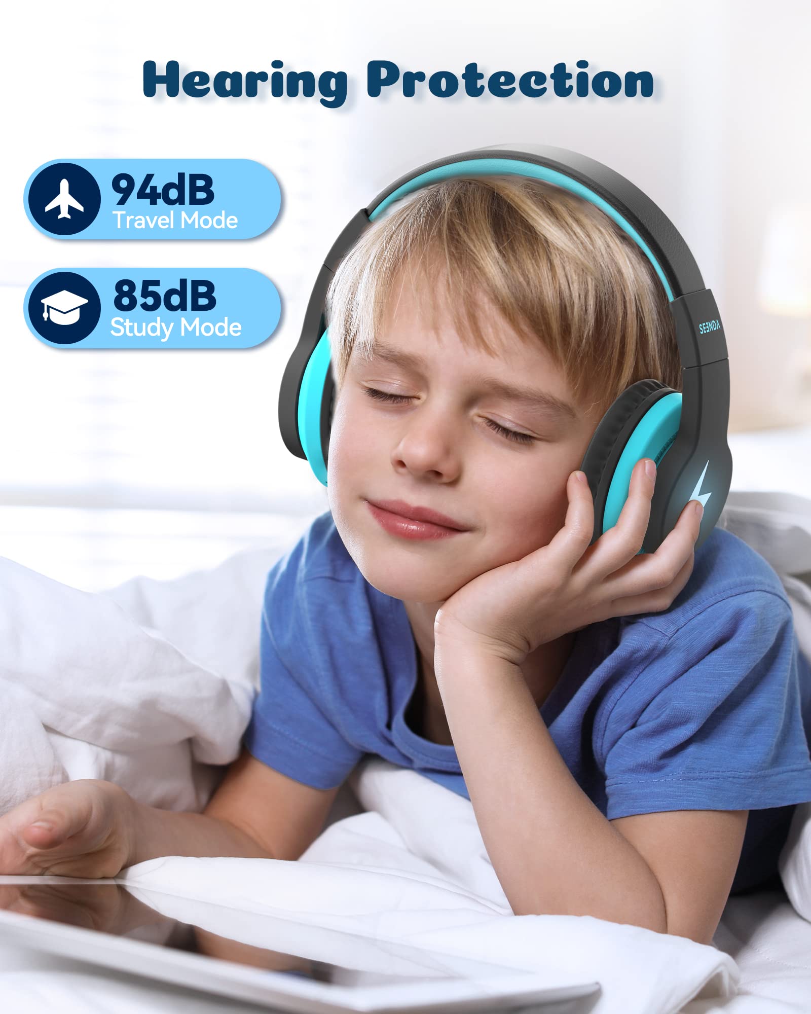 Foto 3 pulgar | Venta Internacional - Auriculares Bluetooth Seenda Kids Over Ear 45 H Playtime