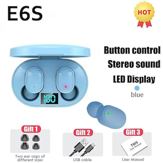 Foto 1 | Venta Internacional - Auriculares Bluetooth Tws E6s Inalámbricos Con Cancelación De Ruido Con Micrófono