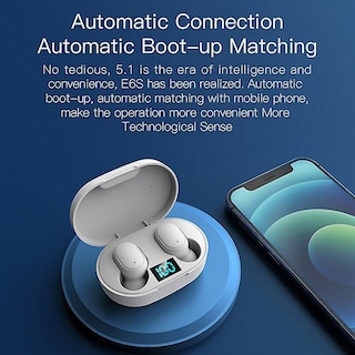 Foto 2 | Venta Internacional - Auriculares Bluetooth Tws E6s Inalámbricos Con Cancelación De Ruido Con Micrófono