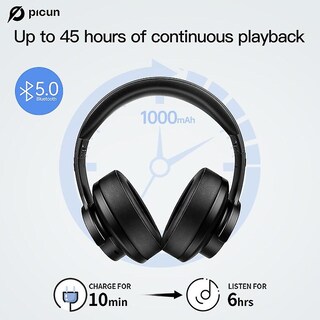 Foto 2 | Venta Internacional - Auriculares Bluetooth Picun B8 Para Colocar Sobre Las Orejas, Plegables, Inalámbricos