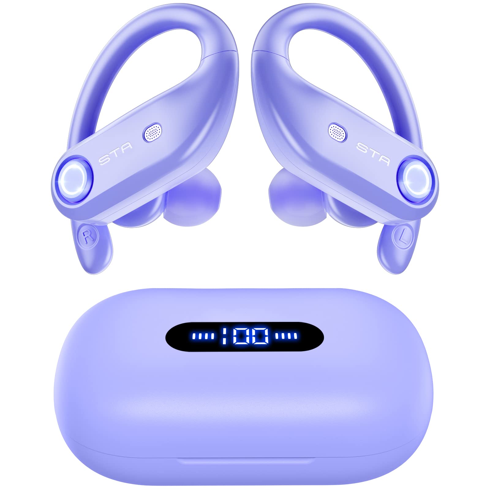 Foto 2 pulgar | Venta Internacional - Auriculares Inalámbricos Rocciam Stador Bluetooth 130h Playback Purple