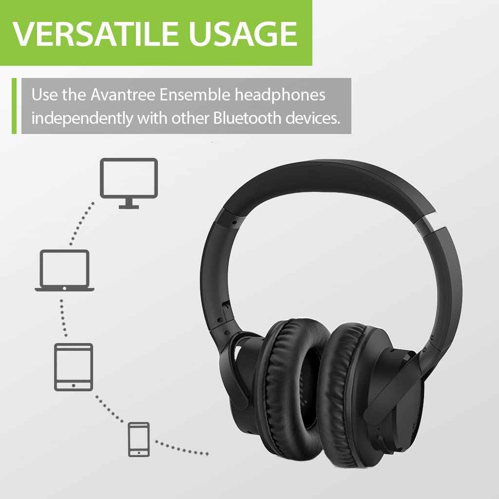 Foto 7 pulgar | Audífonos Inalámbricos Avantree Negros con Bluetooth-Venta Internacional