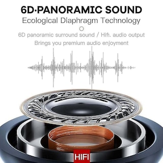 Foto 2 | Venta Internacional - Auriculares Inalámbricos de Oído Abierto Bluetooth 5.0 6d Sound HD