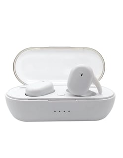 Foto 2 | Audífonos Bluetooth Inalambricos Sport Con Caja De Carga Tws-04 Blanco
