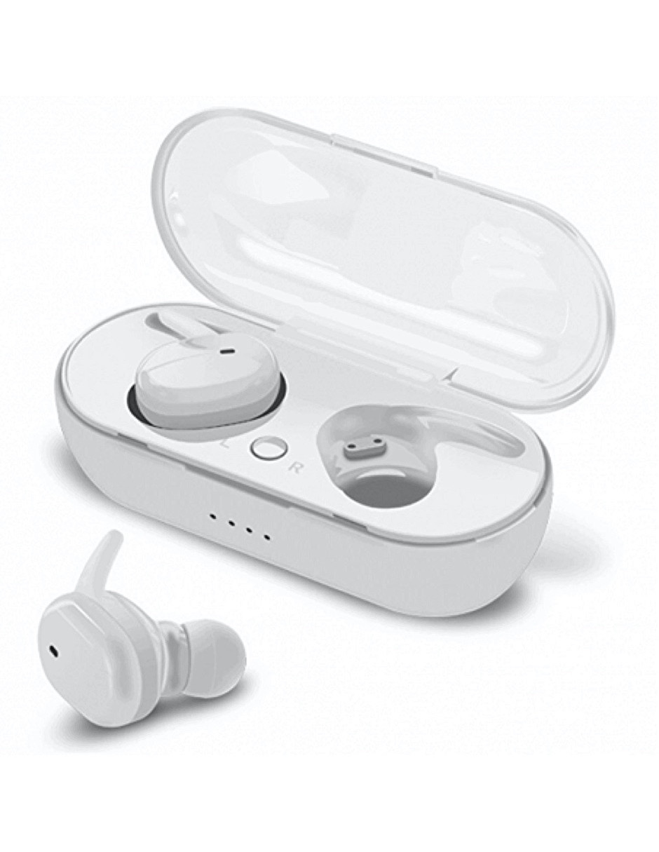 Foto 4 pulgar | Audífonos Bluetooth Inalambricos Sport Con Caja De Carga Tws-04 Blanco