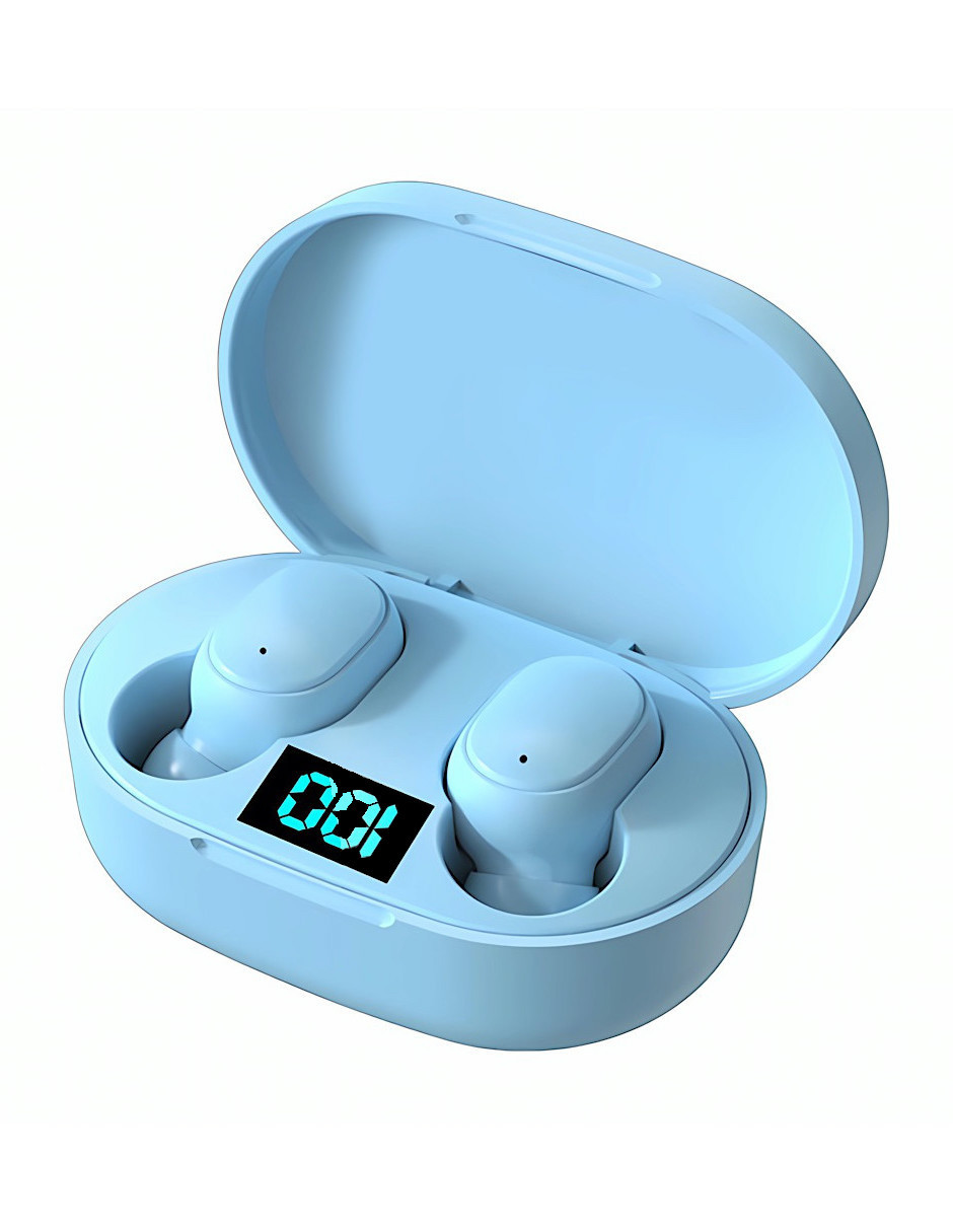 Audífonos Bluetooth Inalámbricos Tws Sport E6s Azul