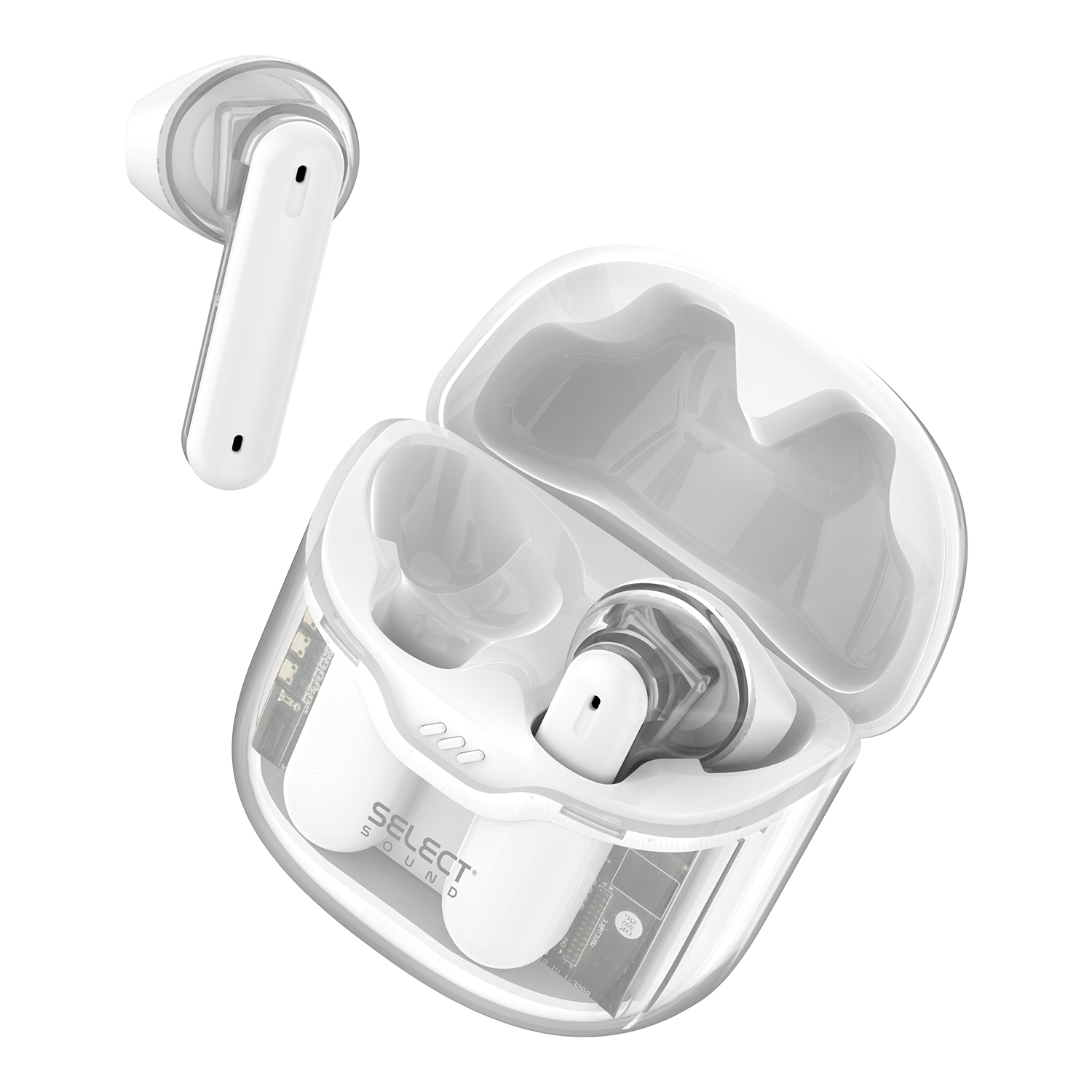 Foto 5 pulgar | Audífonos Recargables Bluetooth Crystal Tws Bth040 Colores