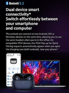 Foto 6 | Venta Internacional - Auriculares Inalámbricos Xiaomi Redmi Buds 4 Pro Tws Blue