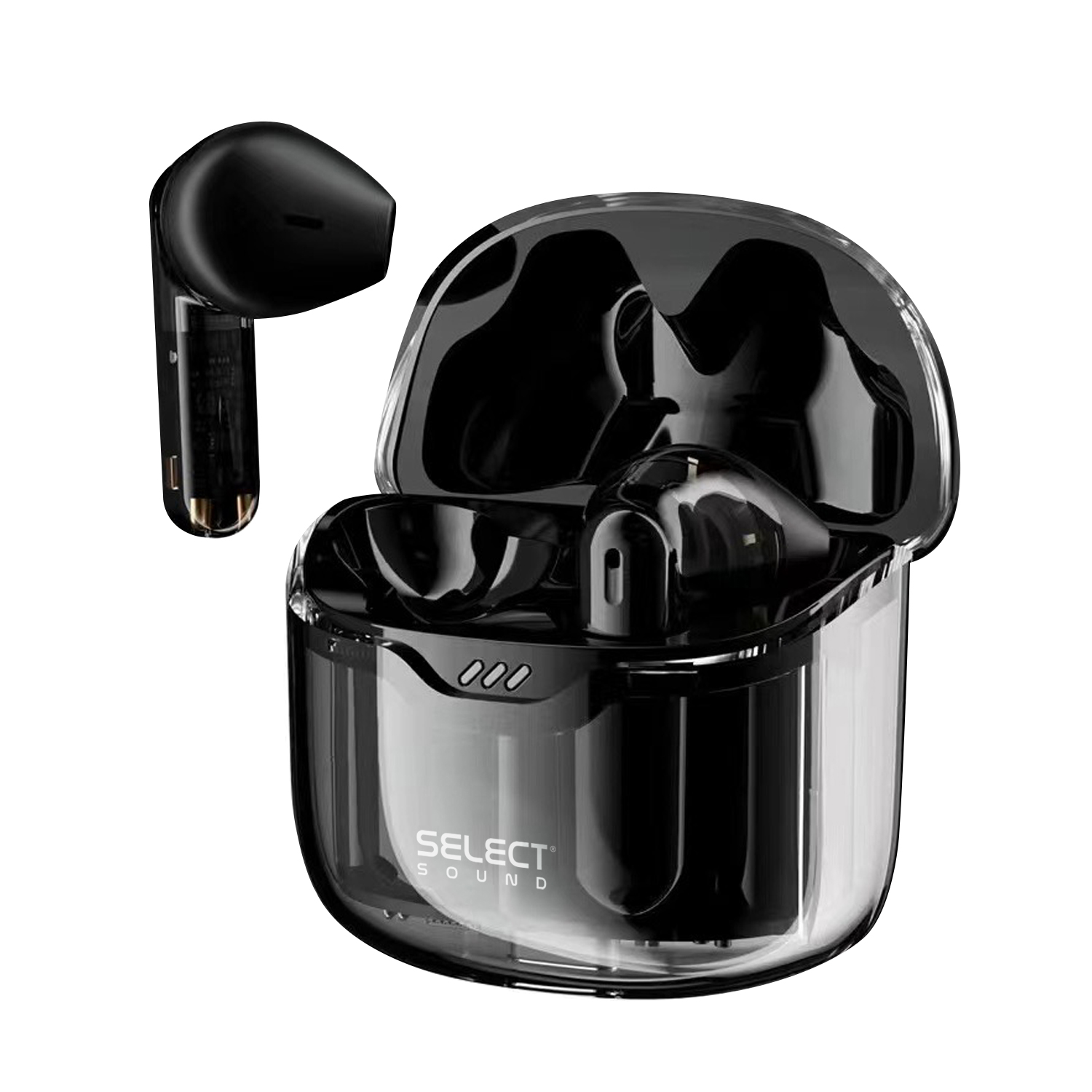 Audífonos Recargables Bluetooth Crystal Tws Bth040 Colores