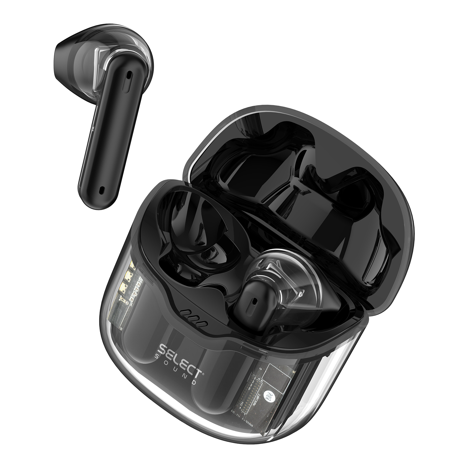 Foto 5 pulgar | Audífonos Recargables Bluetooth Crystal Tws Bth040 Colores