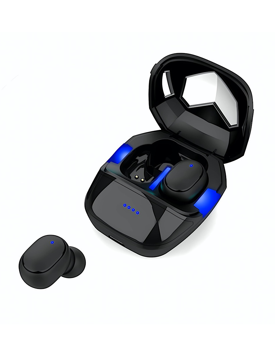 Foto 4 pulgar | Audífonos True Wireless Negros con Bluetooth