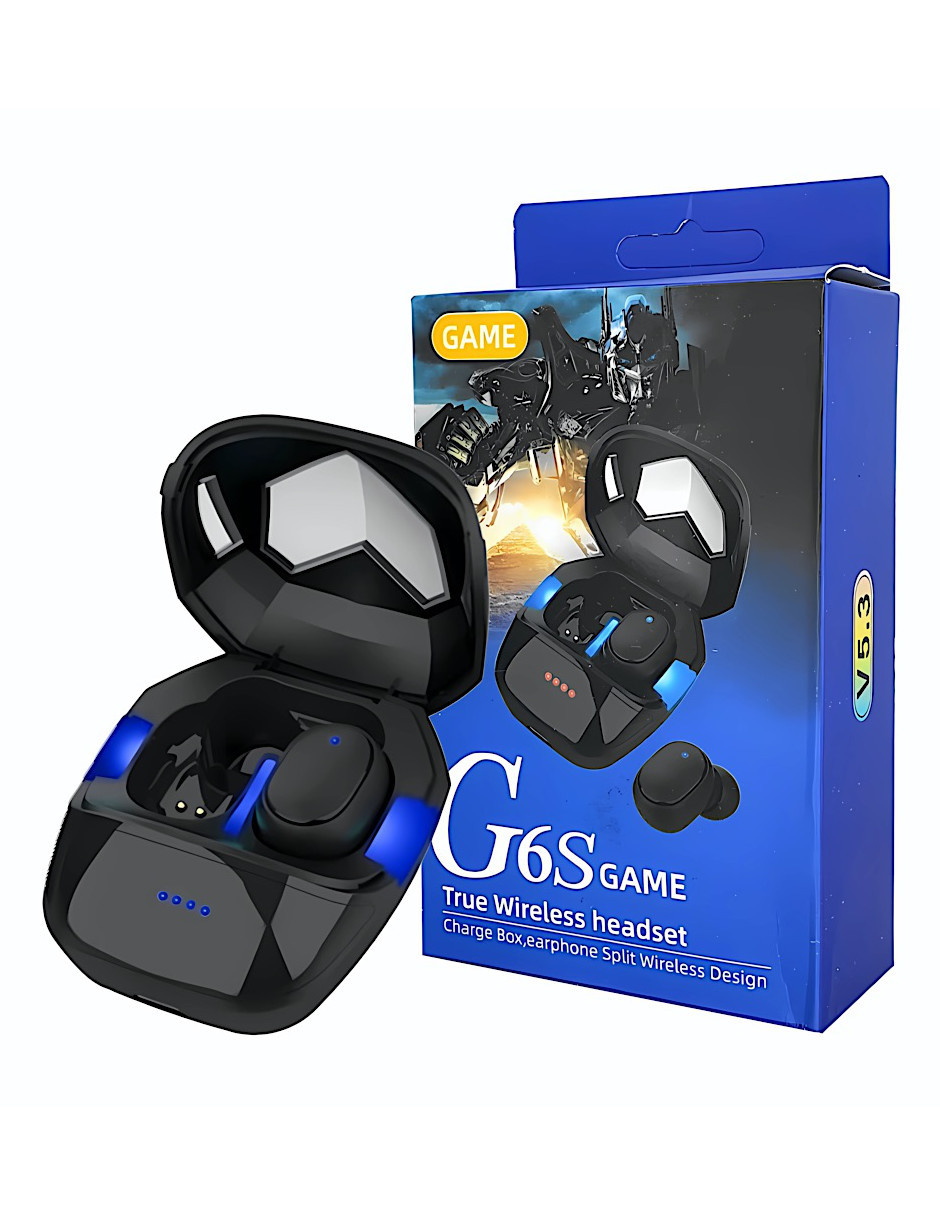 Foto 5 pulgar | Audífonos True Wireless Negros con Bluetooth