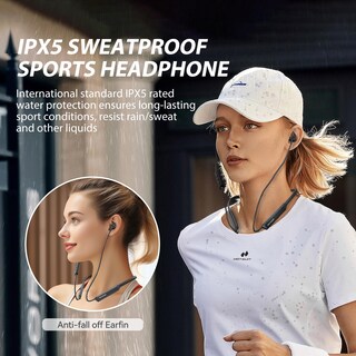 Foto 3 | Auriculares Bluetooth Mormoque G5 Banda para el Cuello con Micrófono 36 Horas de Reproducción - Venta Internacional