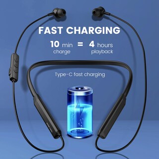 Foto 4 | Auriculares Bluetooth Mormoque G5 Banda para el Cuello con Micrófono 36 Horas de Reproducción - Venta Internacional