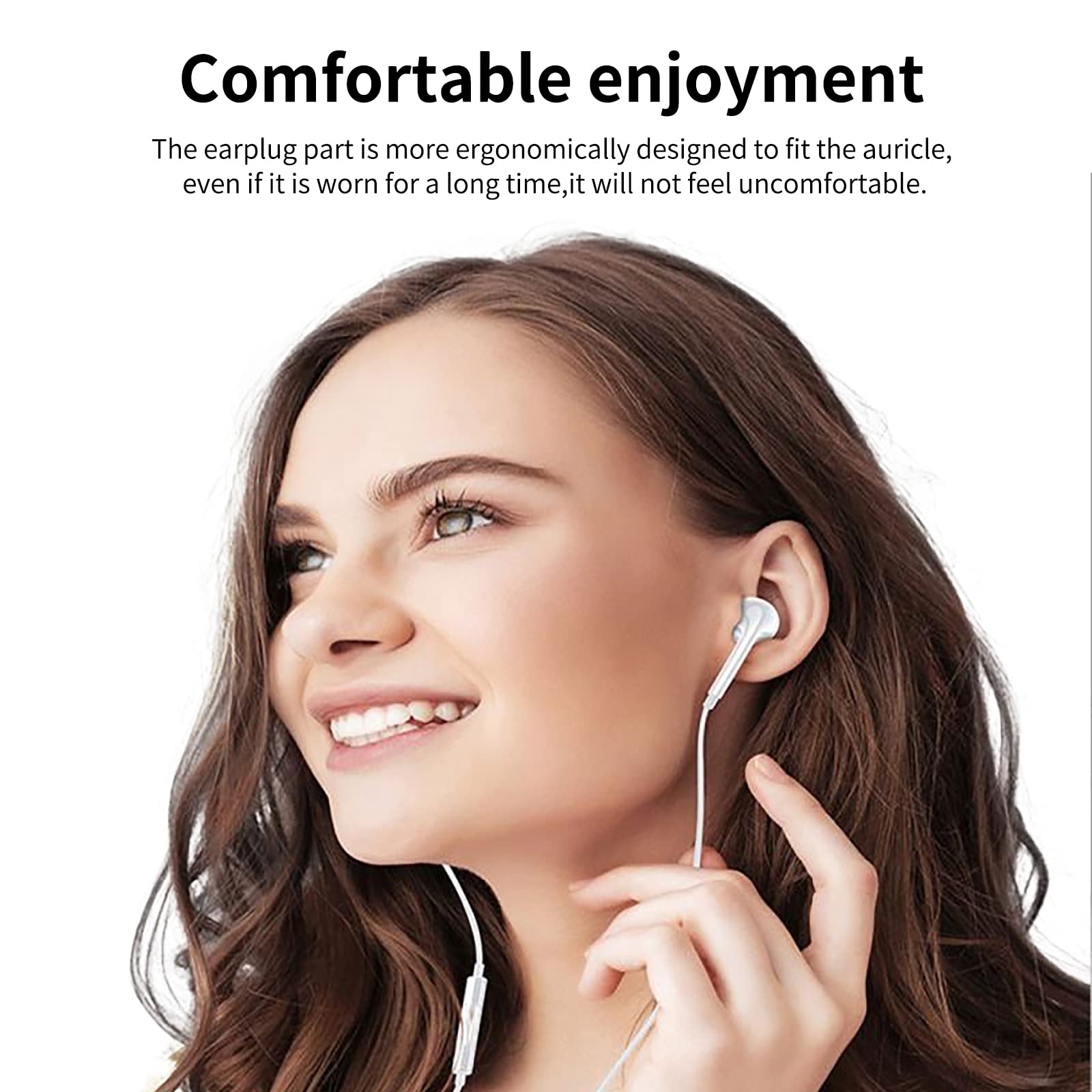 Foto 5 pulgar | Auriculares con Cable Togkun con Micrófono Paquete de 2 - Venta Internacional