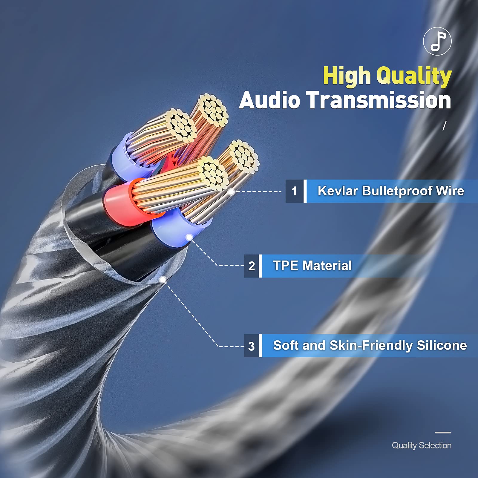 Foto 6 pulgar | Paquete de 5 Auriculares con Cable Rayleigh y Micrófono para Dispositivo de 3,5 mm - Venta Internacional