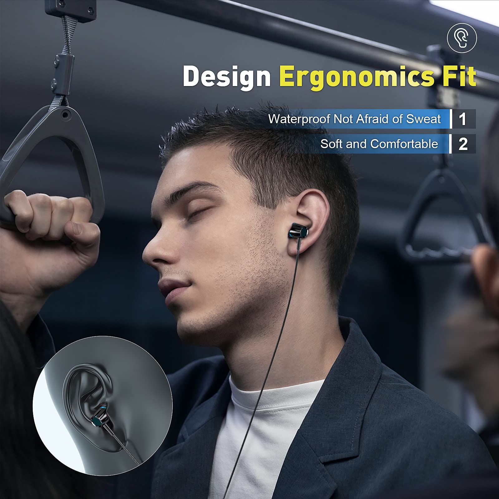Foto 7 pulgar | Paquete de 5 Auriculares con Cable Rayleigh y Micrófono para Dispositivo de 3,5 mm - Venta Internacional