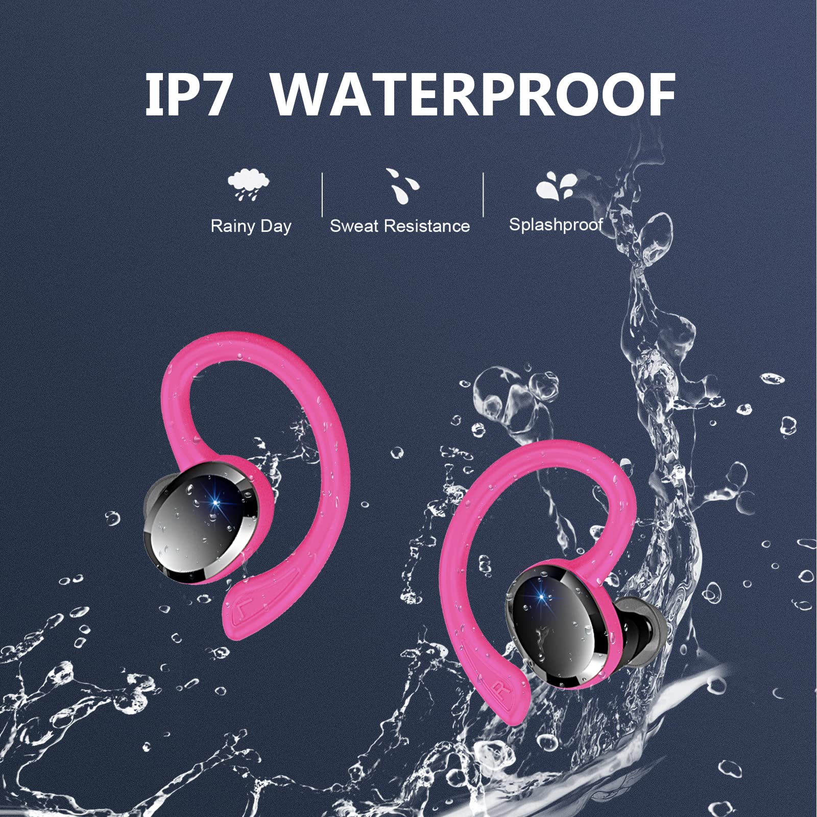 Foto 6 | Auriculares Inalámbricos Dascert Sport Bluetooth 5.3 Con Ganchos Ip7 - Venta Internacional