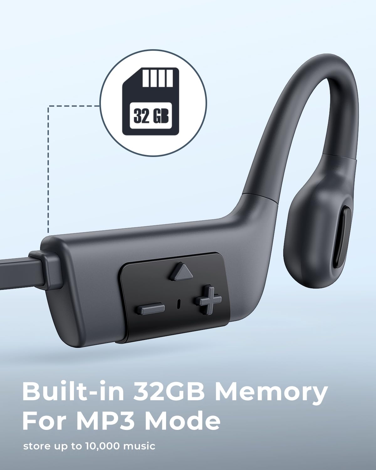Foto 3 pulgar | Auriculares de Conducción Ósea Beartain Swimming Ip68 Impermeables - Venta Internacional