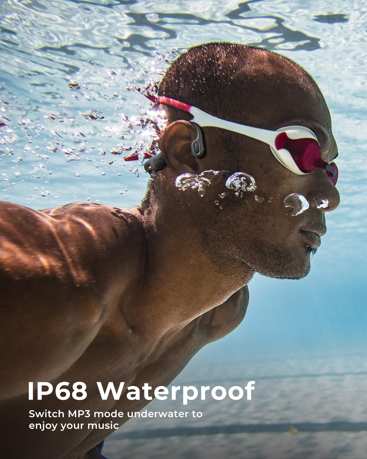 Foto 4 pulgar | Auriculares de Conducción Ósea Beartain Swimming Ip68 Impermeables - Venta Internacional