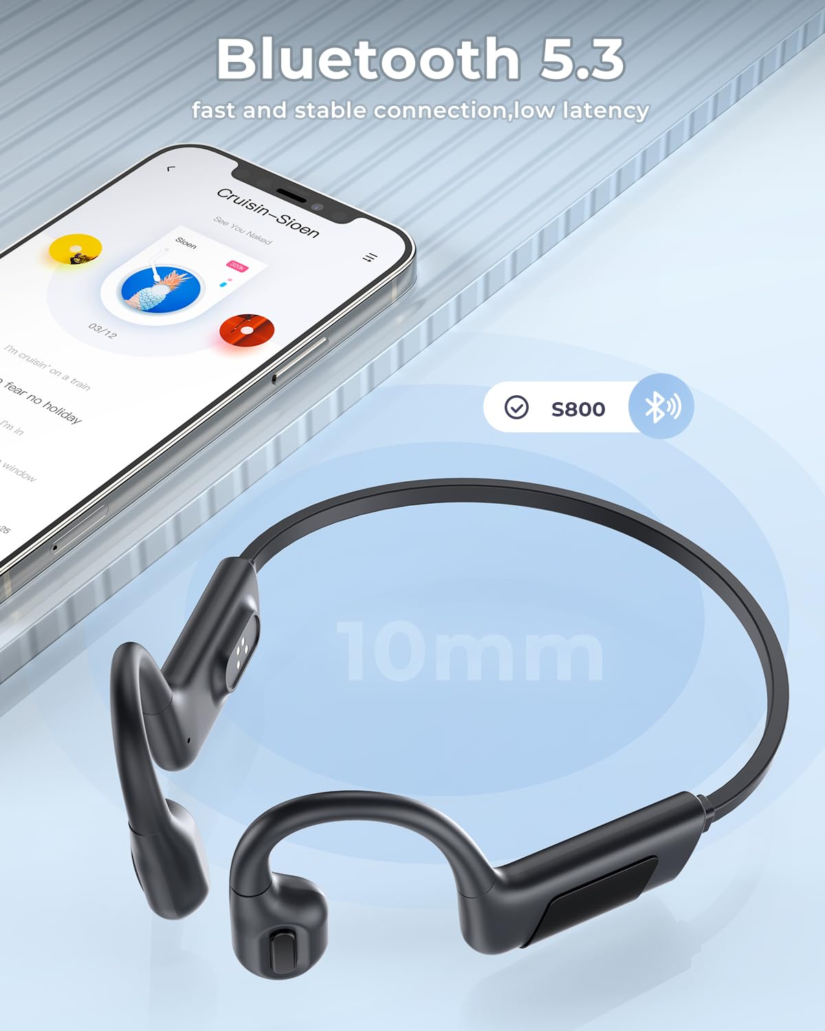 Foto 7 pulgar | Auriculares de Conducción Ósea Beartain Swimming Ip68 Impermeables - Venta Internacional