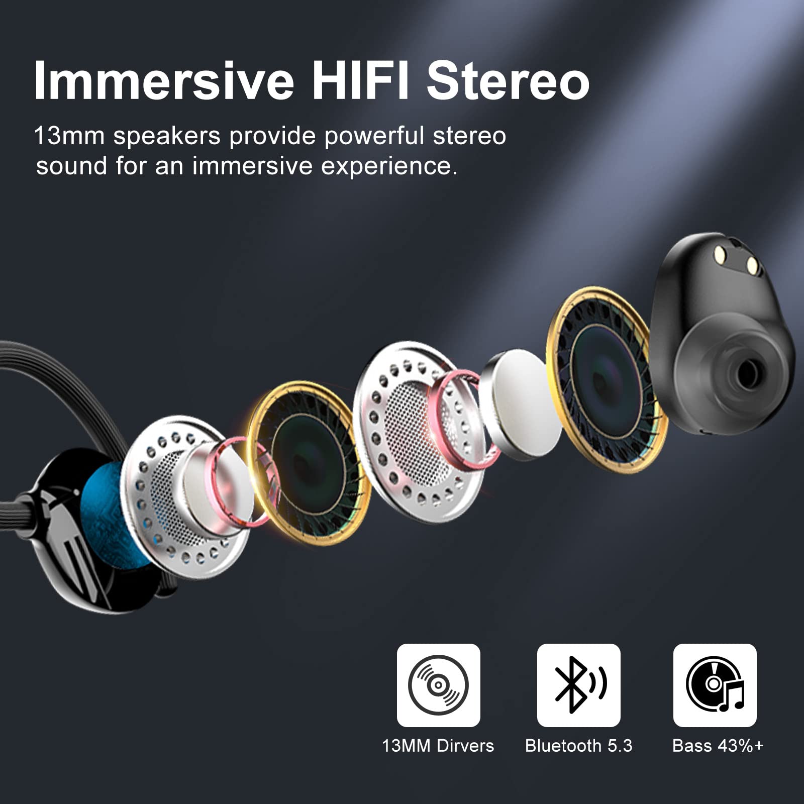 Foto 4 pulgar | Auriculares Inalámbricos Wuyi Q61 Hifi Stereo Bluetooth 5.3 Ip7 - Venta Internacional