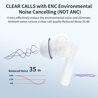 Foto 7 | Auriculares Inalámbricos Xiaowtek A40 Pro 50 Horas de Reproducción Ipx7 Iphone - Venta Internacional