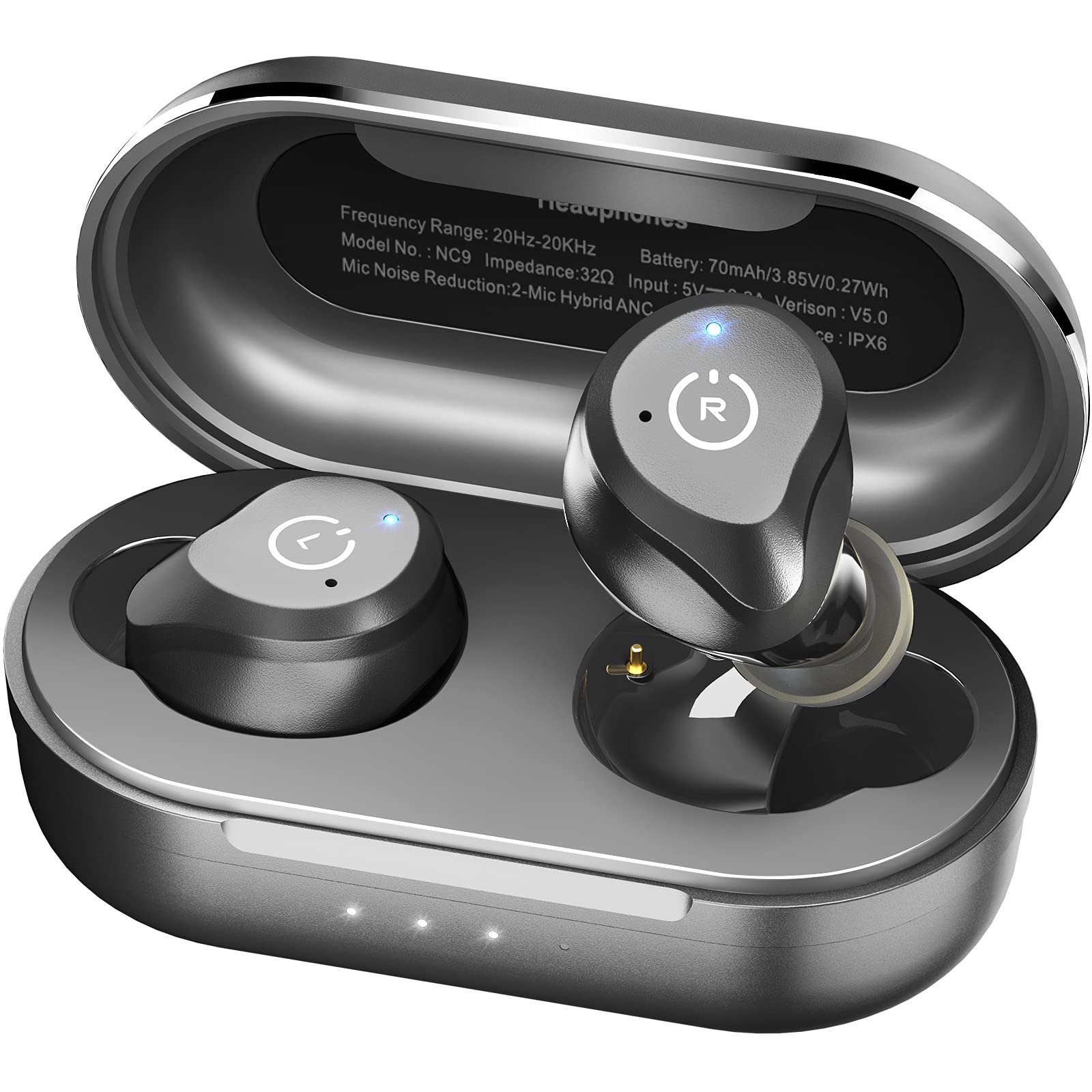 Foto 2 pulgar | Auriculares Inalámbricos Tozo Nc9 Hybrid Con Cancelación Activa De Ruido - Venta Internacional.