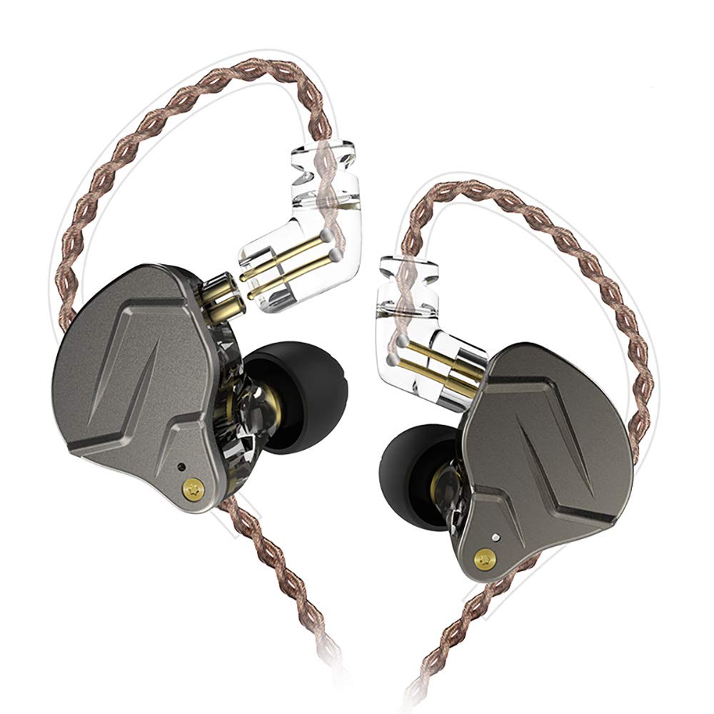 Auriculares Erjigo Kz Zsn Pro Dynamic Hybrid de Doble Controlador Grises - Venta Internacional