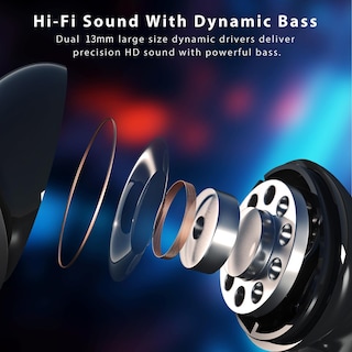 Foto 2 | Auriculares Inalámbricos Awei S1 Ultra Bluetooth 5.3 Con 4 Micrófonos Ipx7 - Venta Internacional