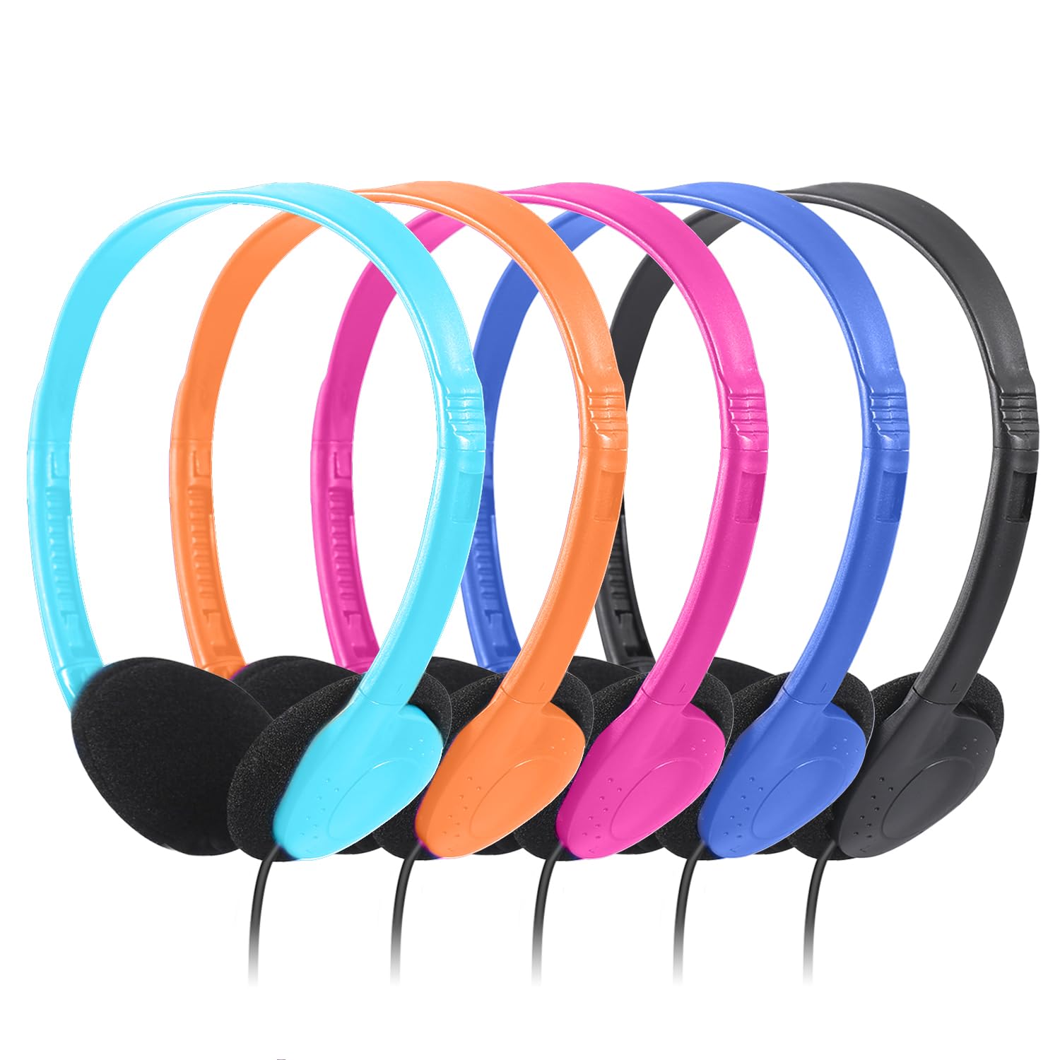 Foto 2 pulgar | Auriculares Cn-outlet Kids Para Aula Paquete De 5 Multicolor - Venta Internacional