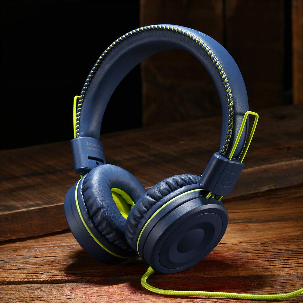 Foto 7 pulgar | Auriculares Powmee M1 Para Niños, Plegables, Ajustables, Estéreo, Azules - Venta Internacional.