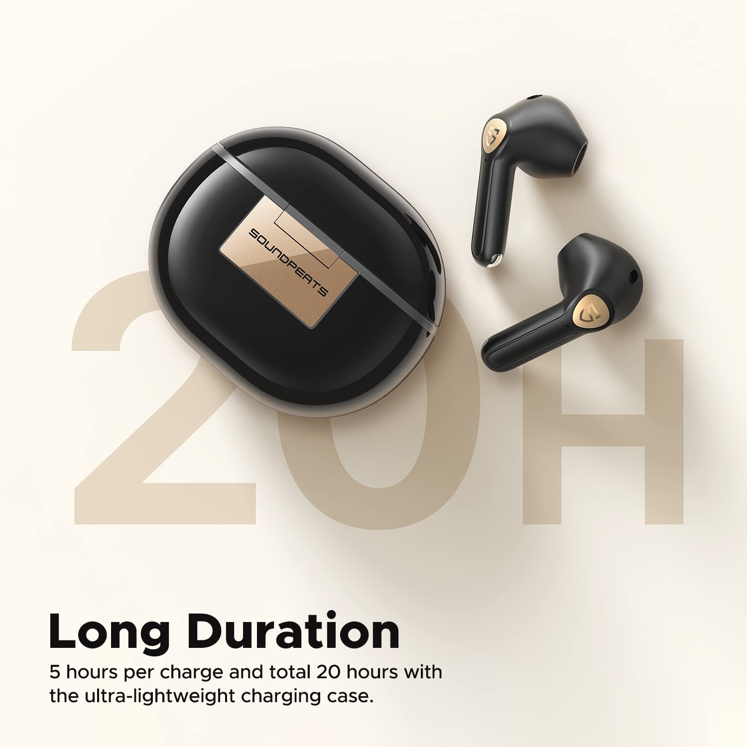 Foto 8 pulgar | Audífonos True Wireless Soundpeats Negros con Bluetooth-Venta Internacional