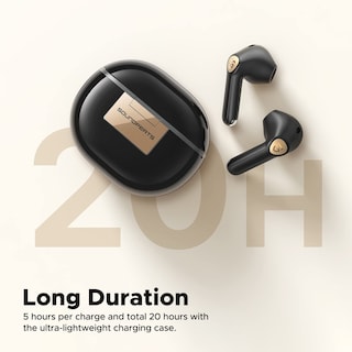 Foto 7 | Audífonos True Wireless Soundpeats Negros con Bluetooth-Venta Internacional