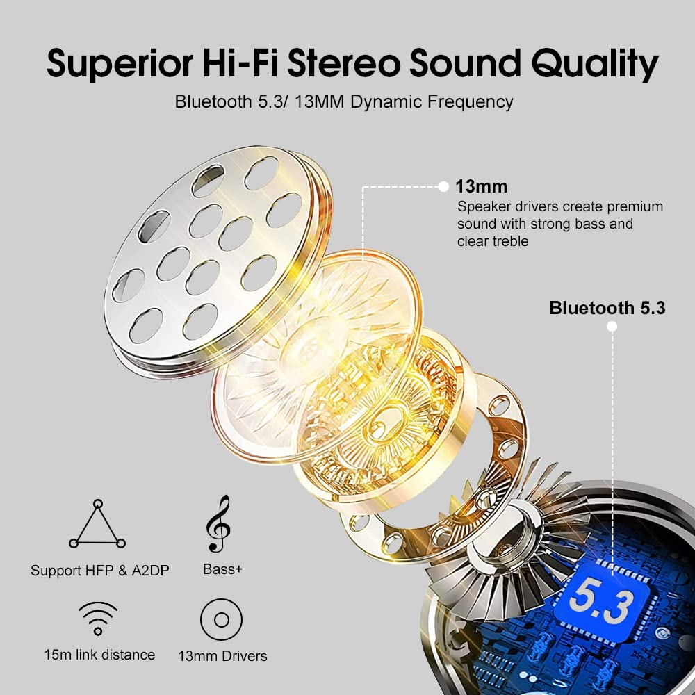 Foto 4 pulgar | Auriculares Inalámbricos OYIB MD058A Bluetooth 5.3 con 4 Micrófonos y ENC - Venta Internacional