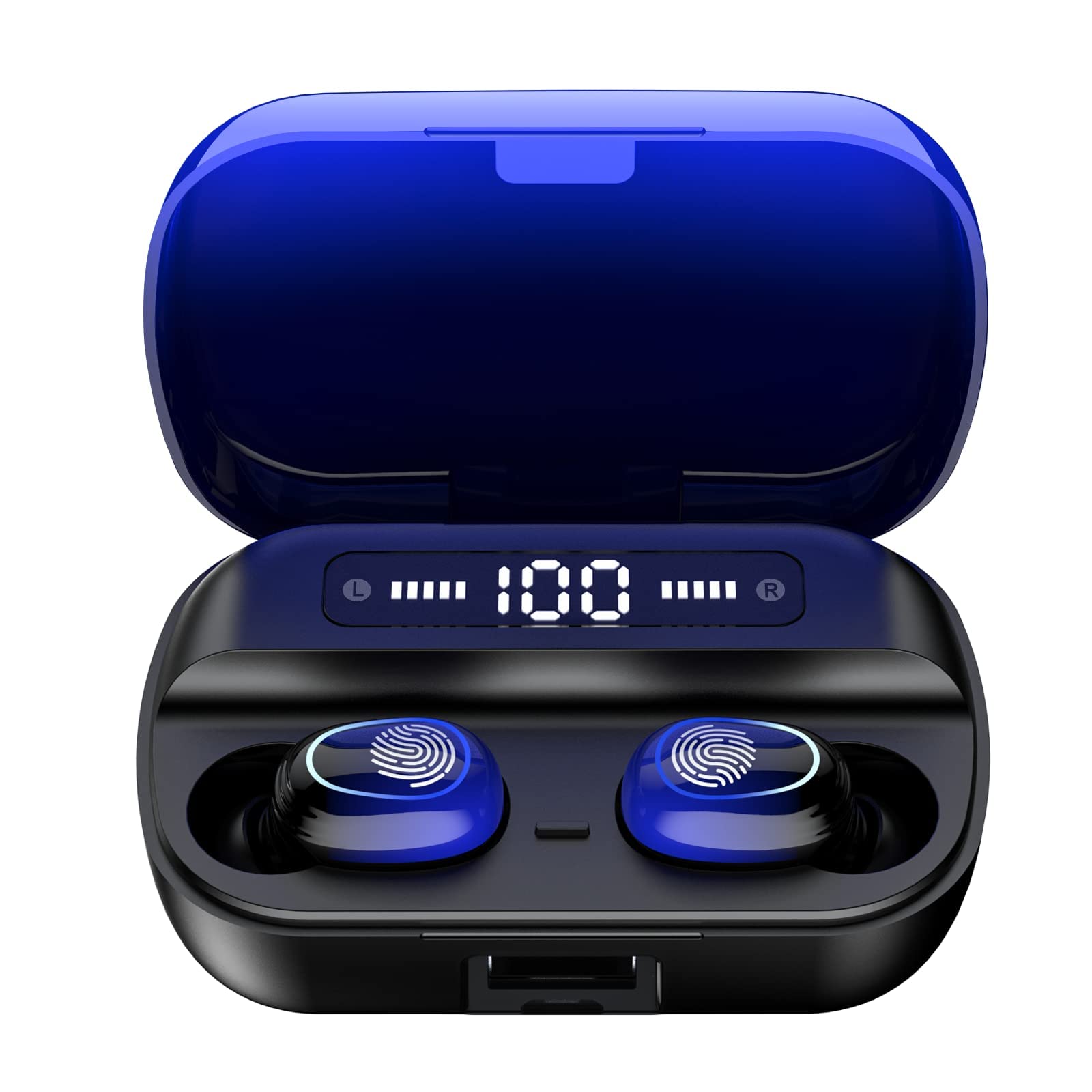 Foto 2 pulgar | Auriculares Bluetooth Kinganda True Wireless Auriculares Azules - Venta Internacional