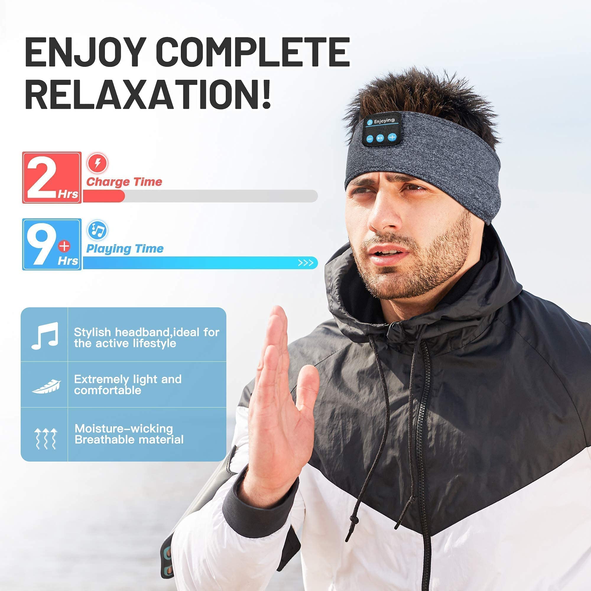 Foto 4 pulgar | Auriculares Perytong Inalámbricos Bluetooth Sports Color Gris - Venta Internacional